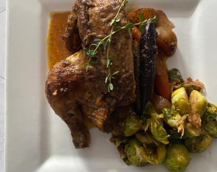 Garlic Herb Cornish Hens